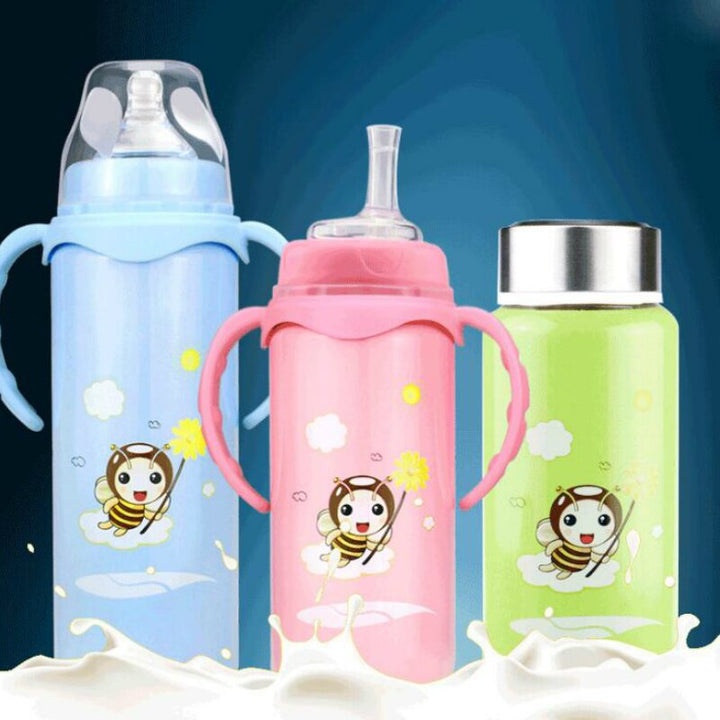 The Ultimate Baby Feeding Solution: Stainless Steel Insulated Feeding Bottle