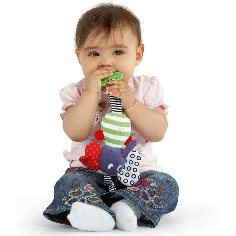 Why Every Baby Needs the Musical Elephant Lathe Trailer Hanging Teether