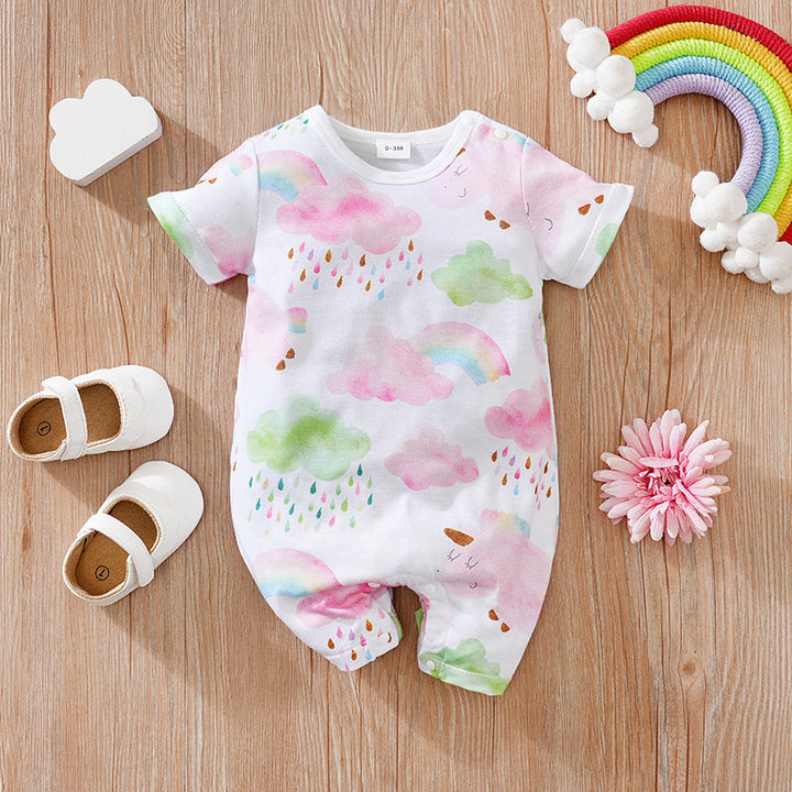Why Every Baby Needs the Summer Clothes Short-sleeve Baby Jumpsuit