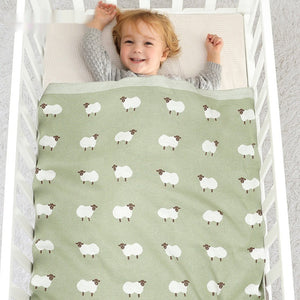Wrap Your Baby in Comfort with Our Adorable Alpaca Knitted Blanket