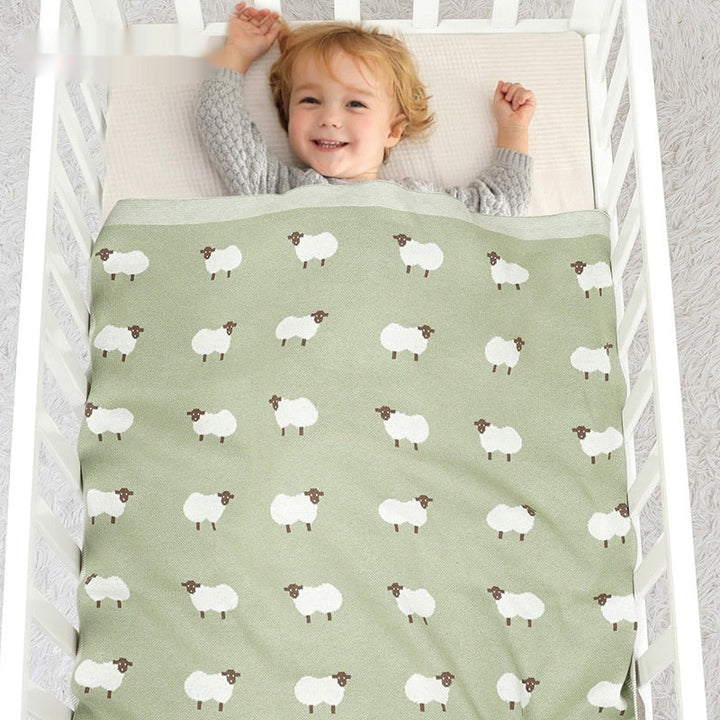 Wrap Your Baby in Comfort with Our Adorable Alpaca Knitted Blanket